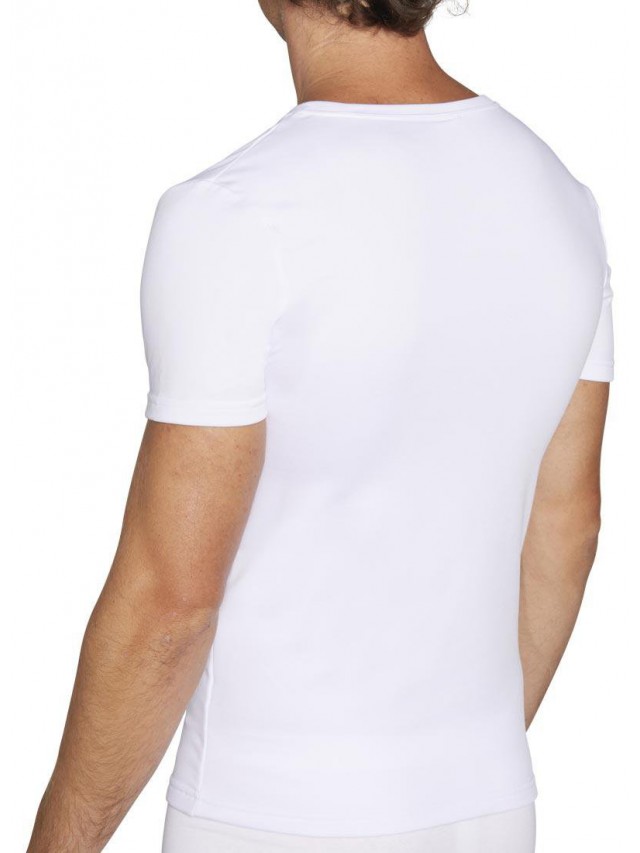 Camiseta hombre térmica manga corta cuello pico Ysabel Mora