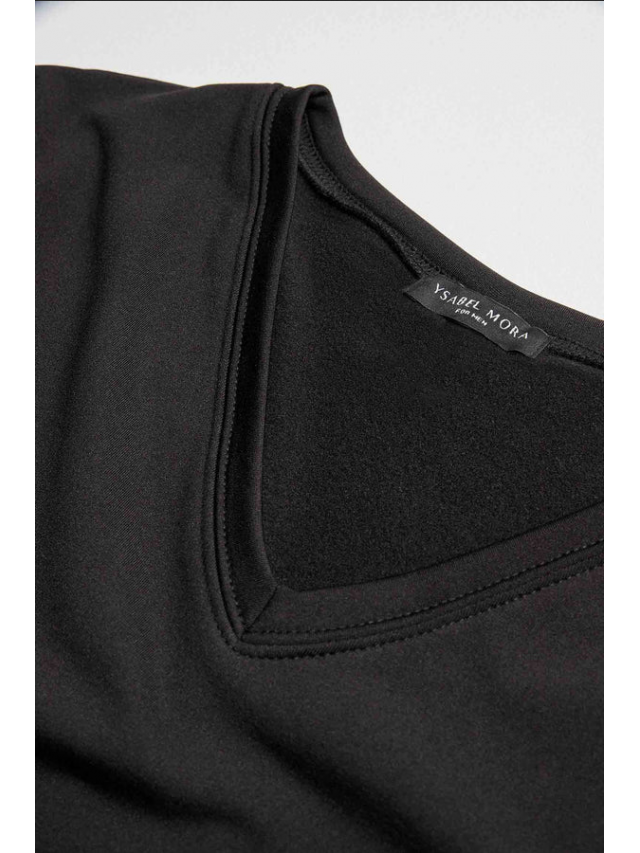 OFERTA -- Camiseta Térmica para hombre de Ysabel Mora en negro y de manga  larga - Varela Intimo